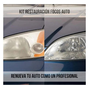 Kit Restaurador de Faros para autos