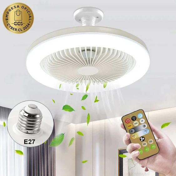 Ventilador, Luz led y Aromatizador 3 en 1