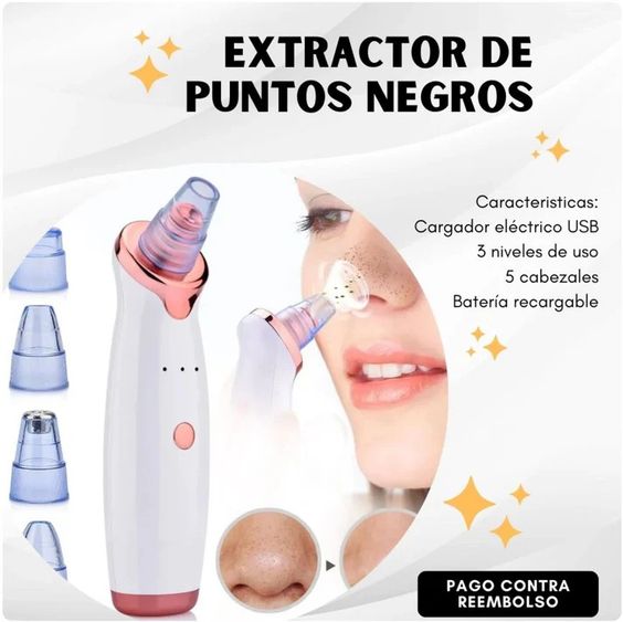 ✨Extractor de Puntos Negros USB – Piel Perfecta al Instante ✨